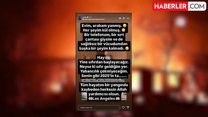 Los Angeles'taki yangında Turabi'nin evi ve arabası yandı