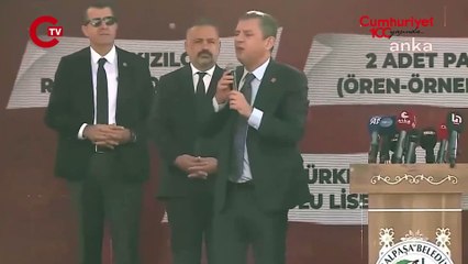 Özel'den meydanda 'kırmızı kart' yanıtı