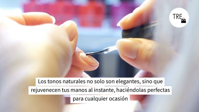 Tres manicuras de uñas cortas en tonos naturales que aportan elegancia y rejuvenecen