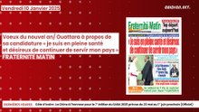 Titrologue du vendredi 10 janvier 2025/ affaires maritimes, le président Alassane Ouattara nomme la première femme DGA
