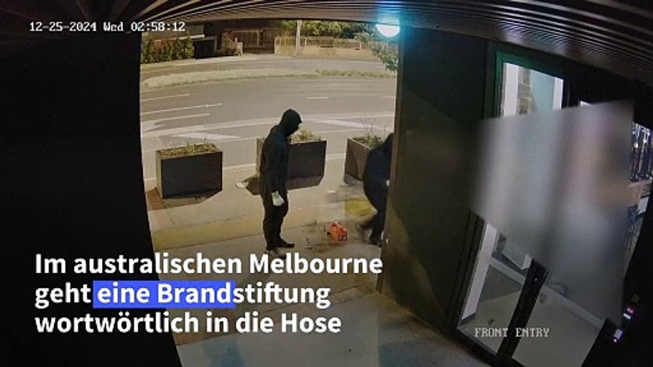 Trotteliger Brandstifter in Australien zündet eigene Hose an