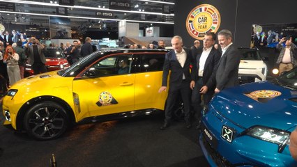 La Renault 5/Alpine A290 élue Voiture européenne de l'année lors du Salon de l'Auto