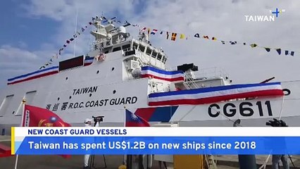 Taiwan Accepts Delivery of New Coast Guard Patrol Vessel