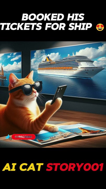 Cat Go On A Cruise Ship 😍❤