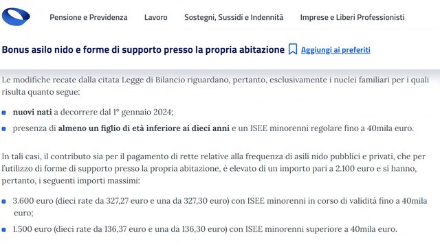 LEGGE DI BILANCIO 2025: 5 novità per le FAMIGLIE - BONUS e AGEVOLAZIONI