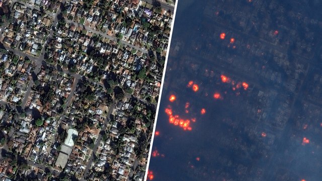 Incendies à Los Angeles : les images avant et après d’une ville meurtrie