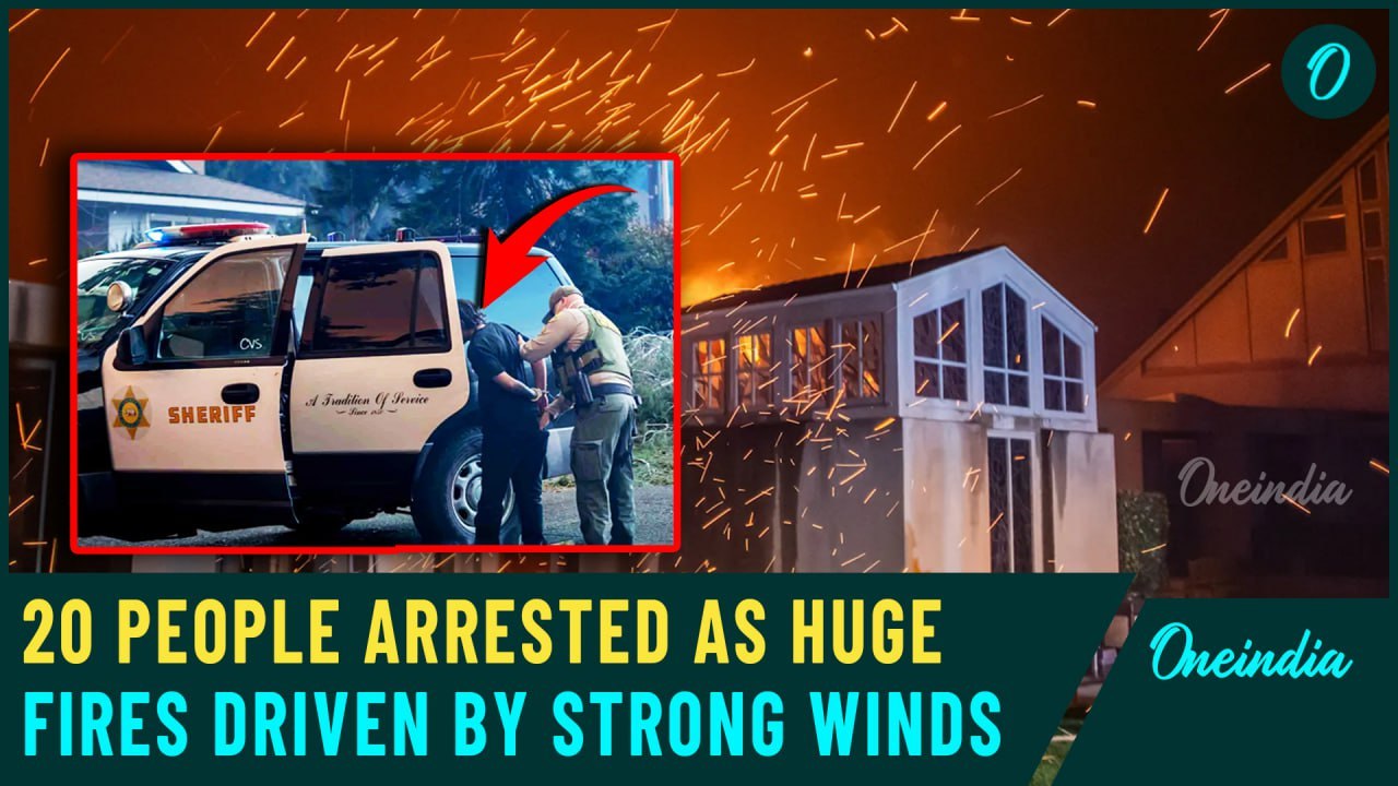 How Looters Striking California Homes Amid Wildfire | 20 Arrested Amid Anarchy In Hollywood Hills