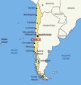 Map of Chile. Peta Chile. Peta Chili. Chile Map