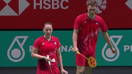 Le replay du quart de finale du double mixte Gicquel/Delrue - Badminton - Open de Malaisie