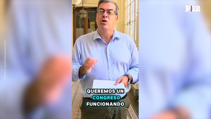 "Queremos un congreso funcionando": Germán Martínez acusó al gobierno de impedir acciones del Congreso