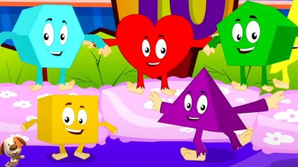 Ten Little Shapes - Learn to Count + More Educational Videos & Baby Songs