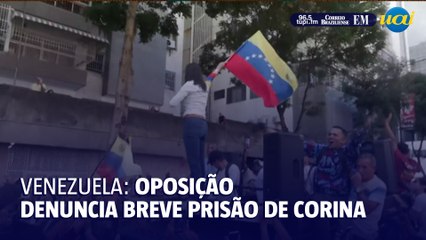 Oposição venezuelana denuncia breve prisão de Corina Machado; governo nega