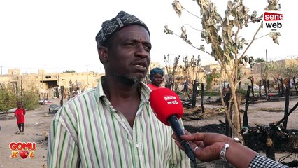 Violente incendie à Louga _ « Ay nag, plus d’1 million, 5 keur lakeuna...daño fanana dioy...