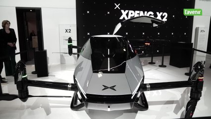 Une étrange voiture volante présentée au salon de l’auto de Bruxelles