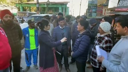 डीएम ने किया नैनीताल मैं चल रही सौंदरीकरण कार्यों का निरीक्षण