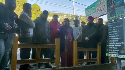 डीएम ने किया नैनीताल मैं चल रही सौंदरीकरण कार्यों का निरीक्षण