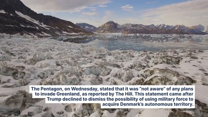 Pentagon Dismisses Greenland Invasion Plans Following Trump's Comments: 'We're Concerned With The Real National Security Concerns'