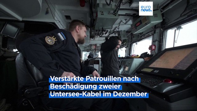 Estnische Marine verstärkt Patrouillen in der Ostsee nach mutmaßlicher Sabotage von Unterseekabeln