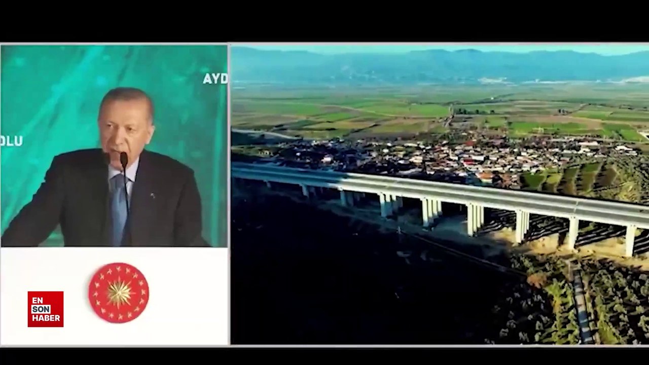 Cumhurbaşkanı Erdoğan'ın Aydın-Denizli Otoyolu Açılış Töreni konuşması