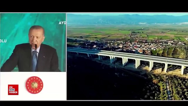 Cumhurbaşkanı Erdoğan'ın Aydın-Denizli Otoyolu Açılış Töreni konuşması