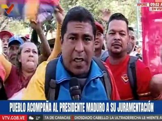 Apureños desbordan las calles en respaldo a la juramentación del presidente Nicolás Maduro