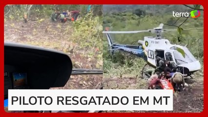 Piloto de avião agrícola é resgatado em região de mata em MT