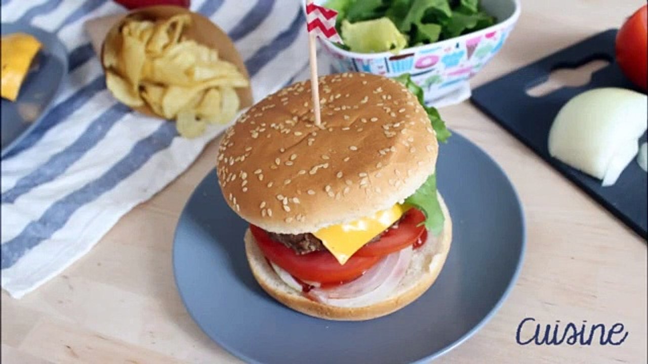 Hamburger mit rindfleisch