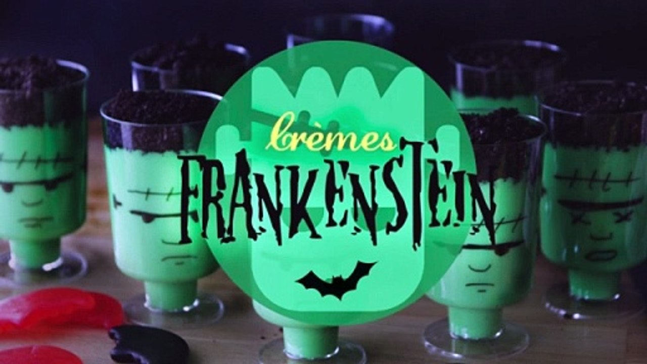 Frankenstein-cremes für halloween