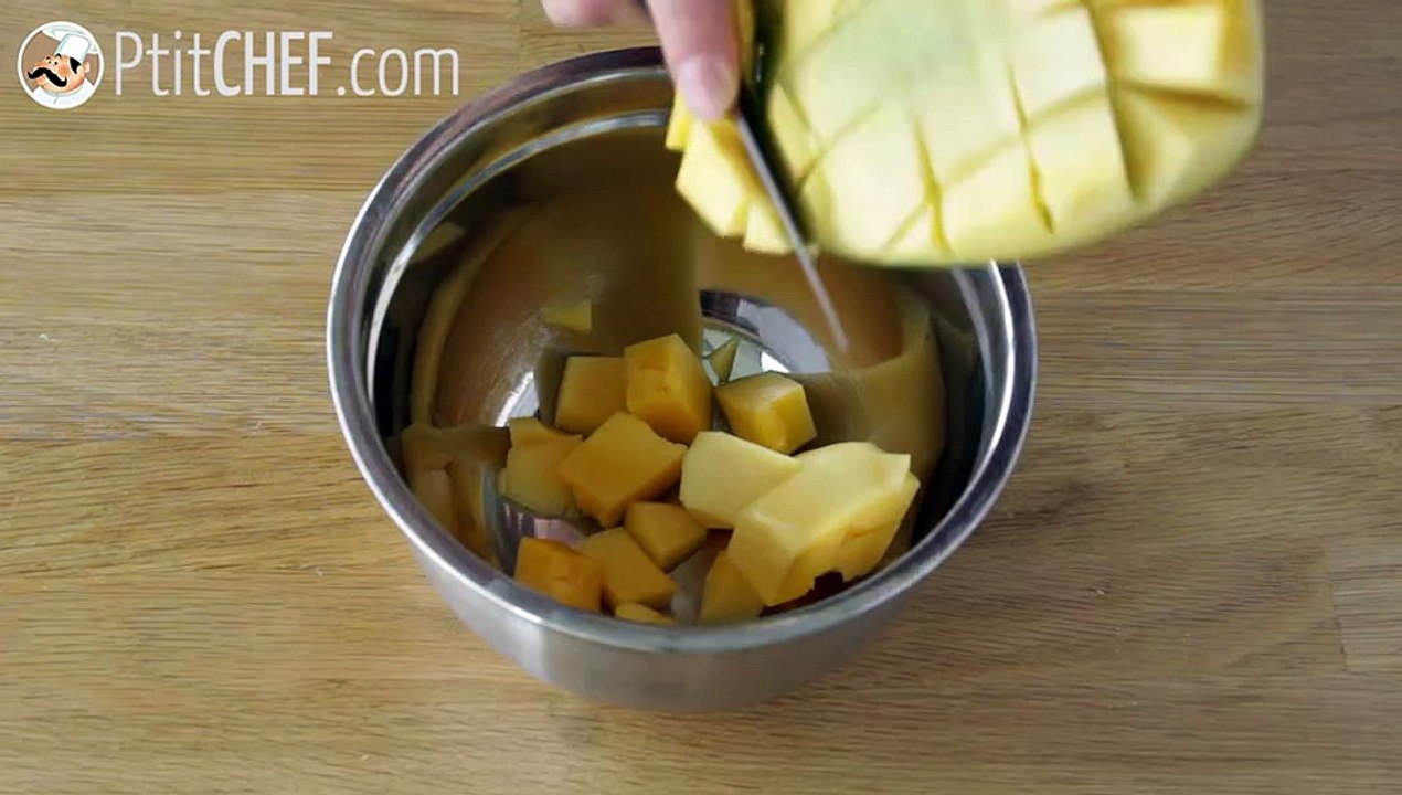 Cremiges mango-mousse