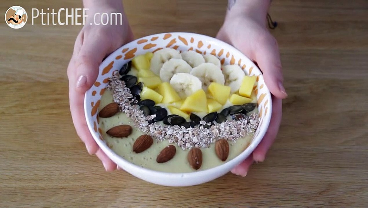 Smoothie-bowl mango-banane