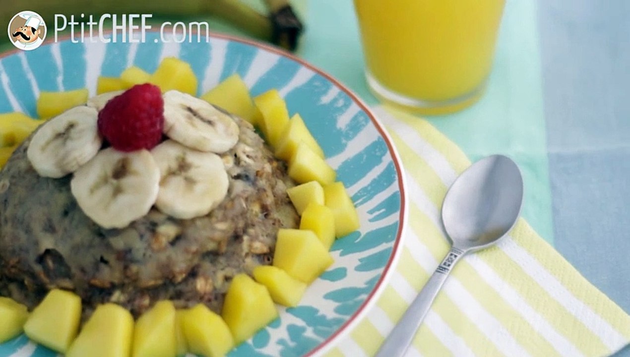 Bowl cake mit banane