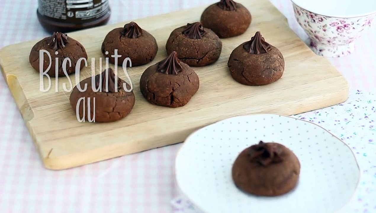 Kleine kekse mit nutella