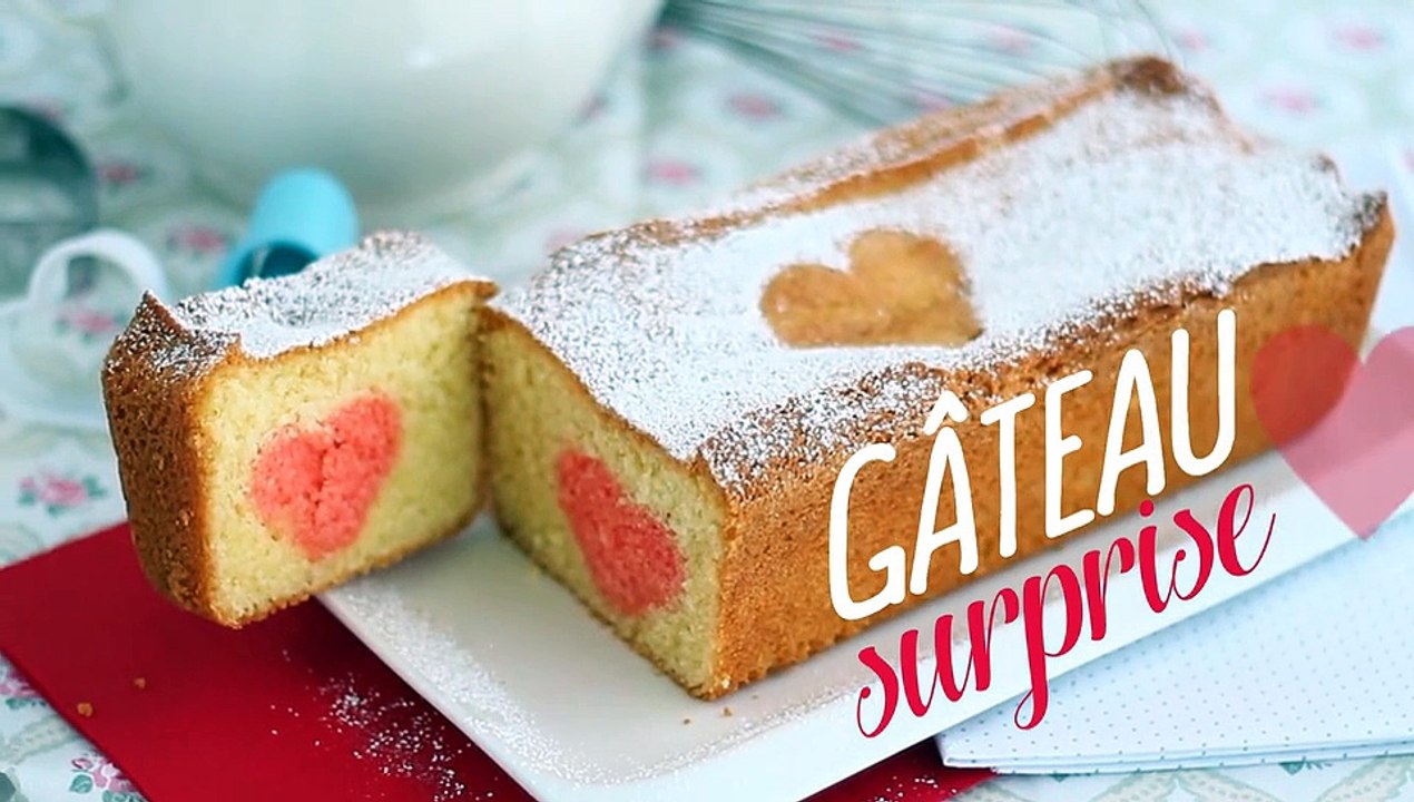 Überraschungskuchen zum valentinstag