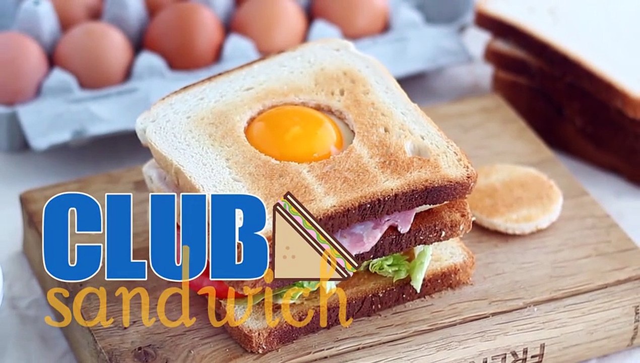 Club sandwich mit ei