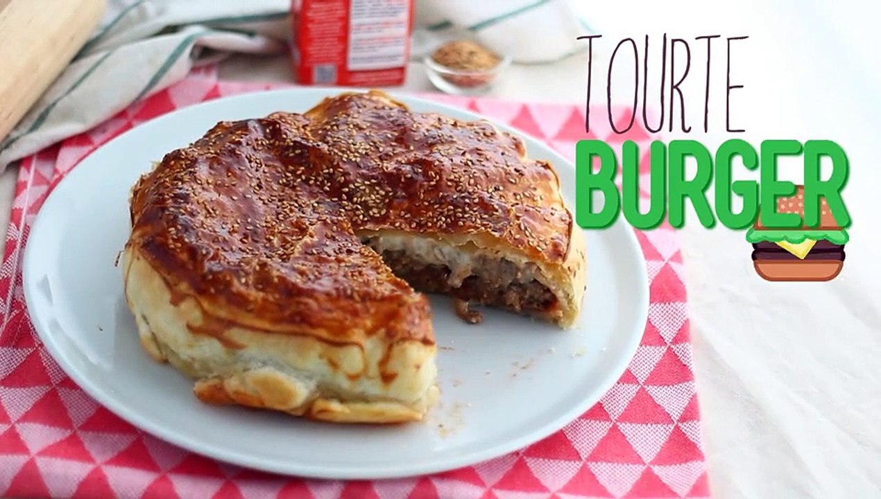 Hamburger-torte, ein cheeseburger zum teilen!