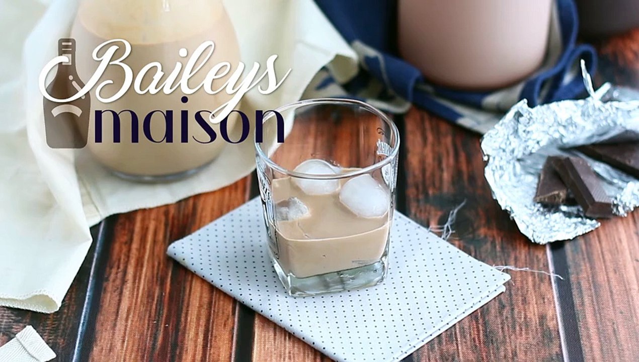 Hausgemachte baileys, der irische whiskey-likör