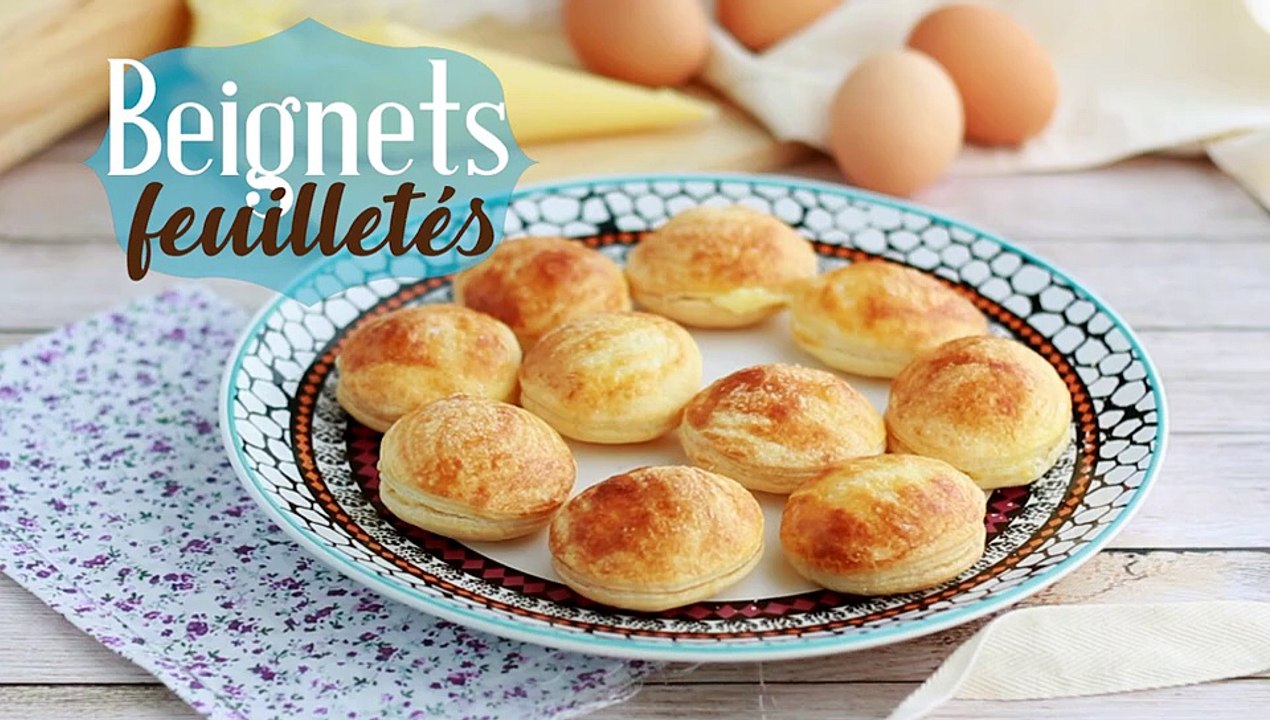 Blätterteigkrapfen mit vanille