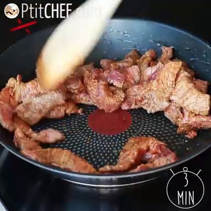 Rindfleisch stroganoff einfach und schnell