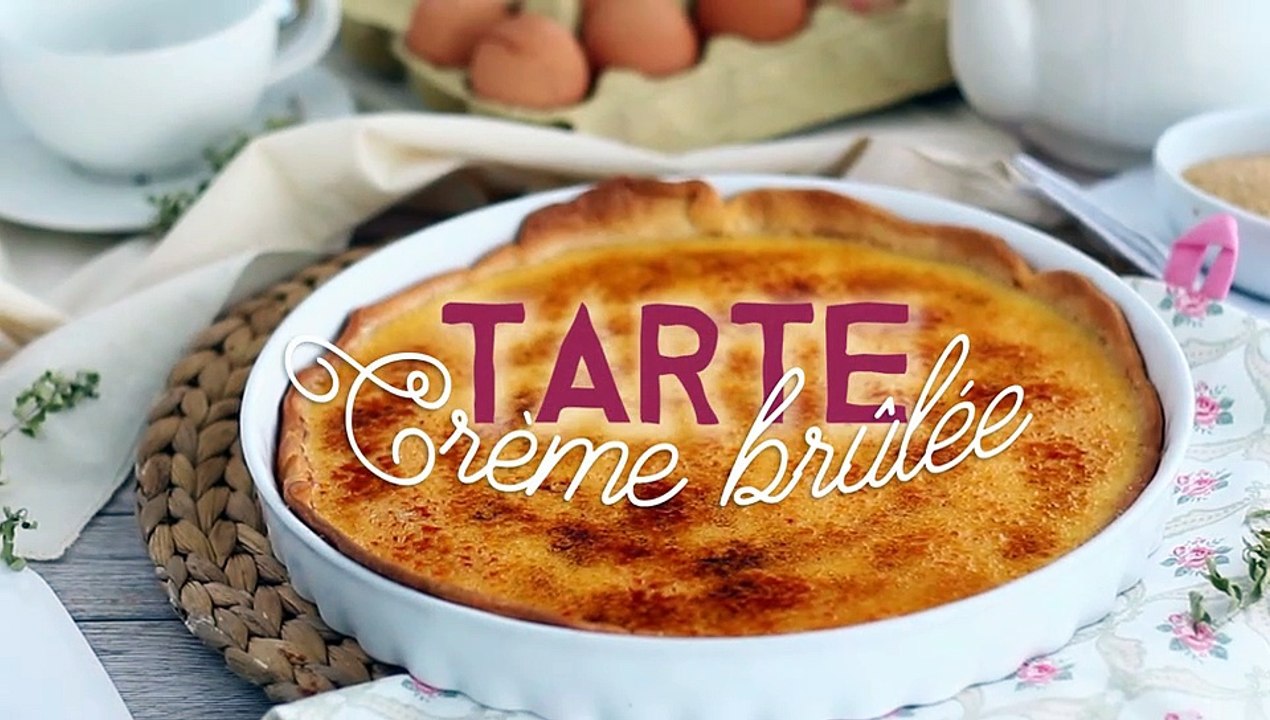 Tarte crème brûlée, ein raffiniertes dessert schritt für schritt