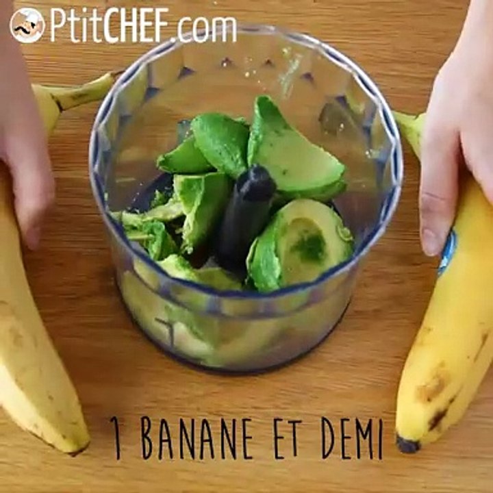 Vegane dessertcremes - schokolade, banane, avocado