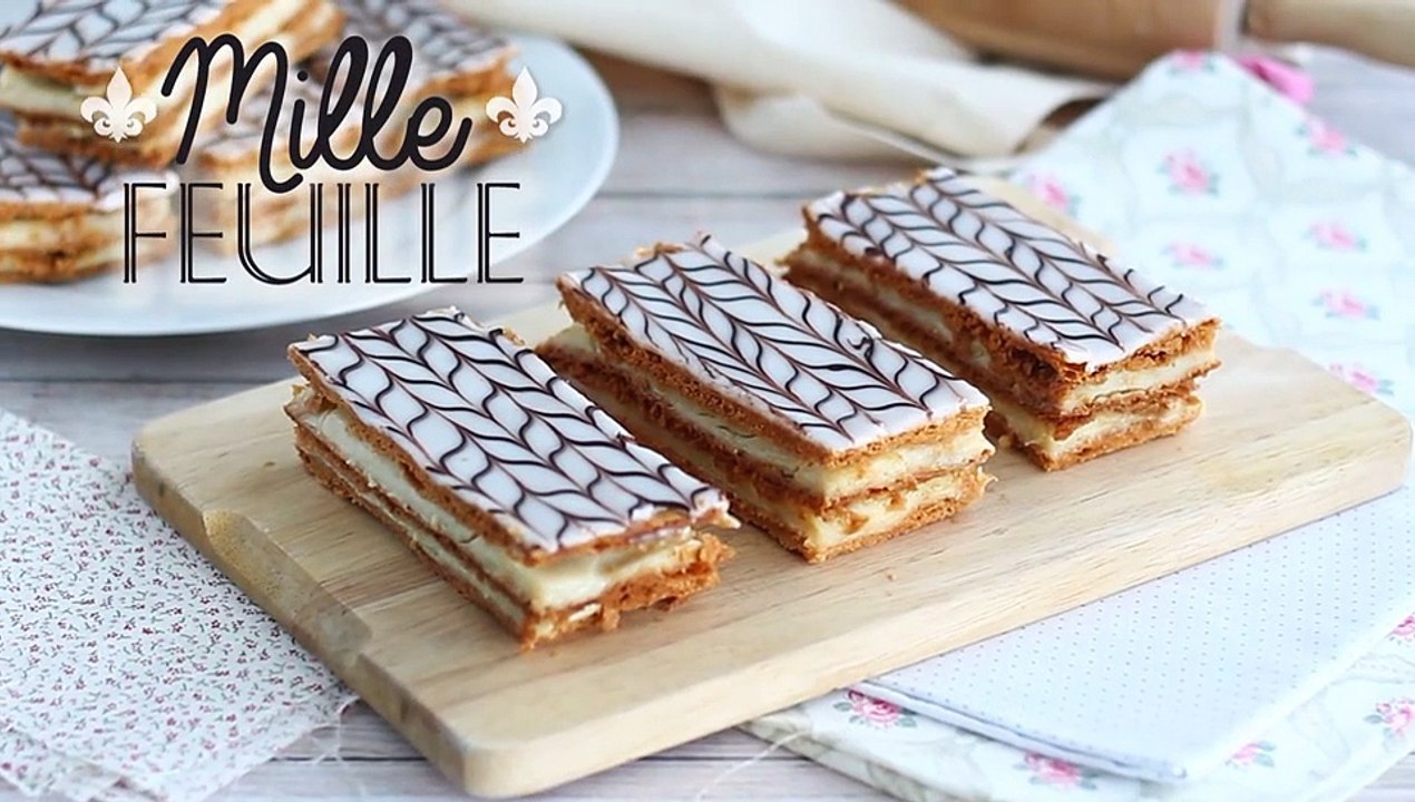 Mille feuille mit vanille