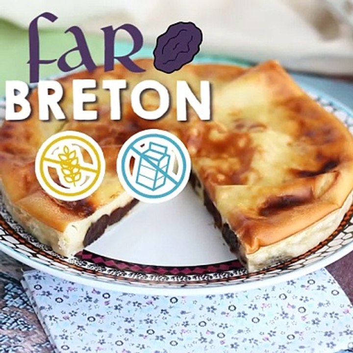 Gluten- und laktosefreies far breton