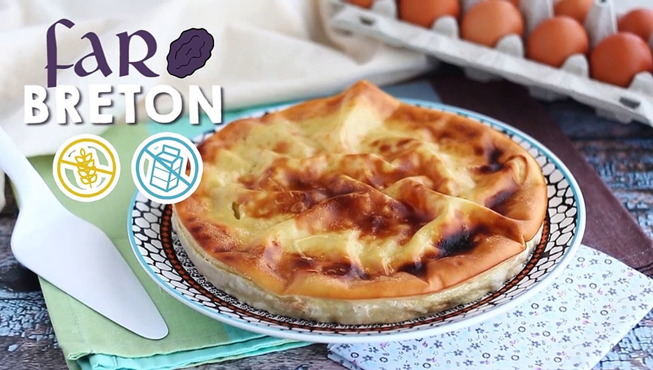 Gluten- und laktosefreies far breton