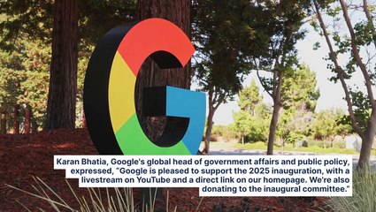 Google And Boeing Contribute $1M Each To Trump's Inauguration Fund: YouTube To Livestream Event