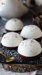 Domos de chocolate e coco, tão lindos quanto deliciosos