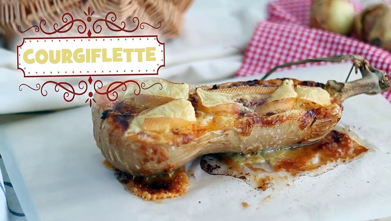 Courgiflette - butternut-kürbis nach tartiflette-art