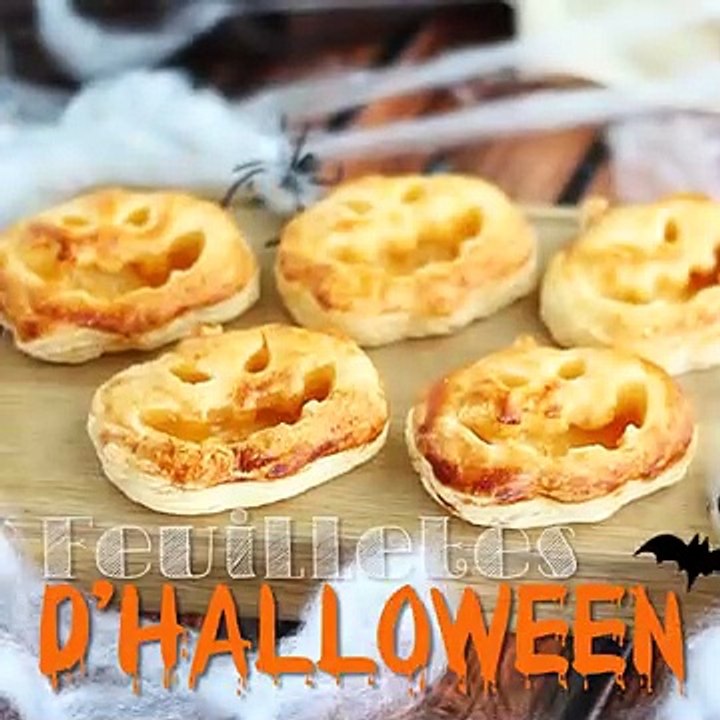 Halloween-blätterteiggebäck