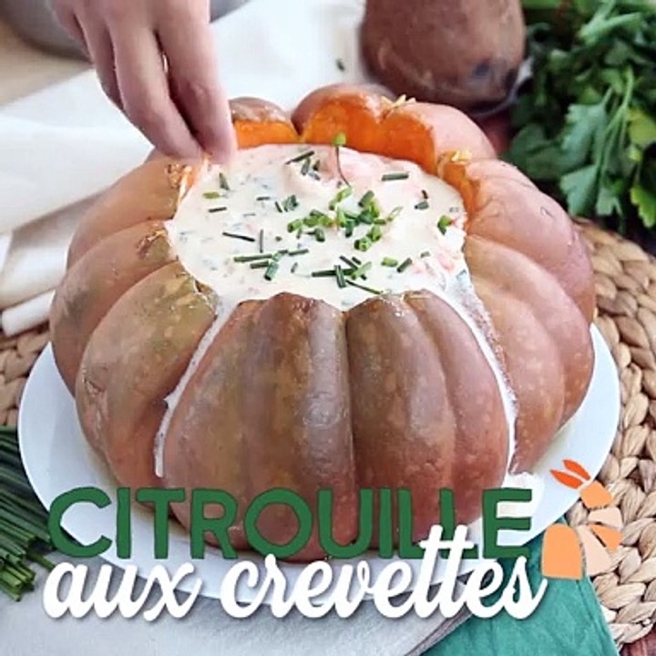 Kürbis mit garnelen - der brasilianische camarão na moranga