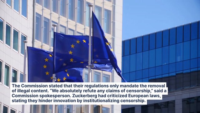 Mark Zuckerberg Accuses EU Of Censorship, Spokesperson Pushes Back On Meta's Allegations: 'We Absolutely Refute Any Claims'