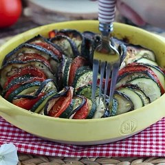 Provenzalische gemüse-tian sehr einfach